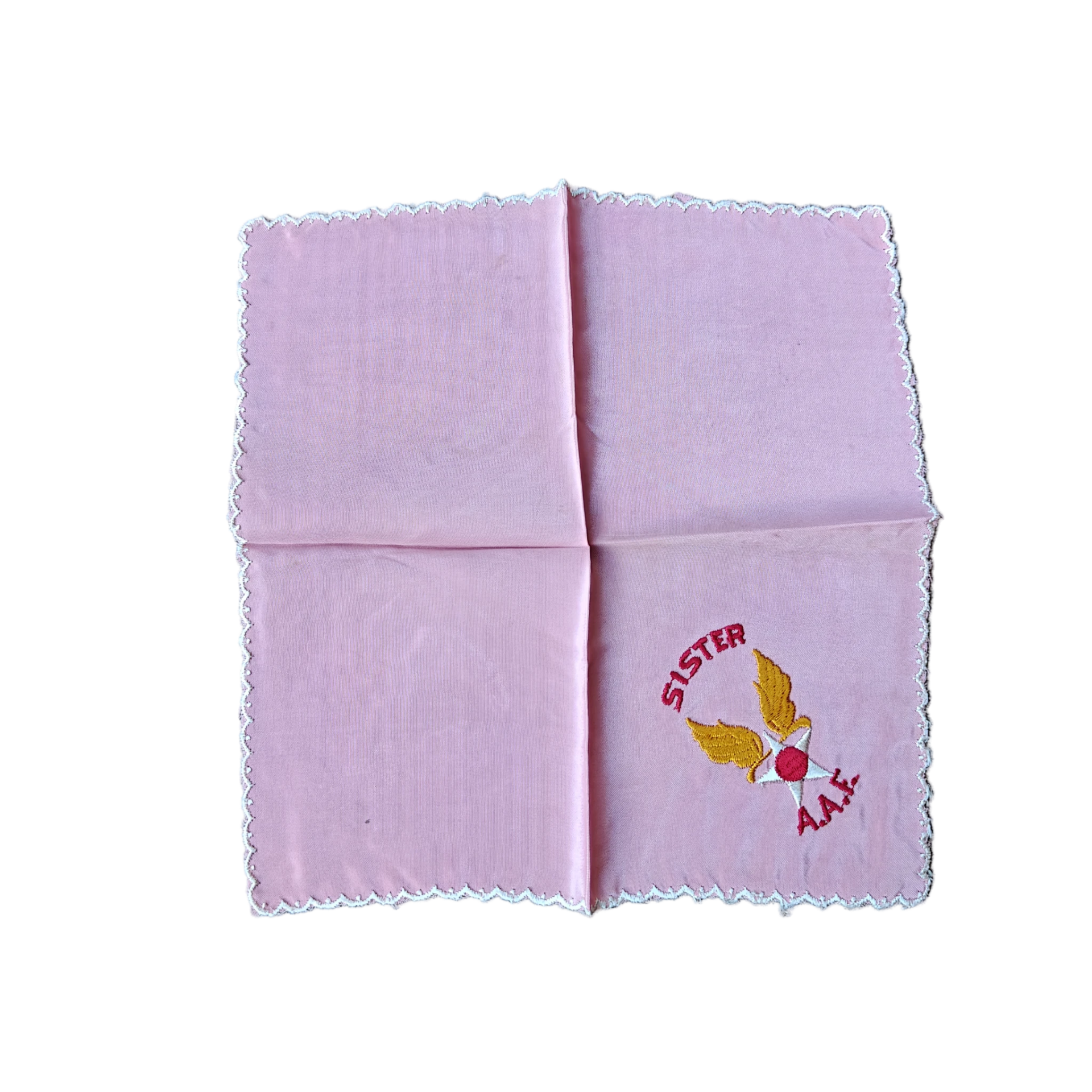 WWII US Air Force Sweetheart Handkerchief