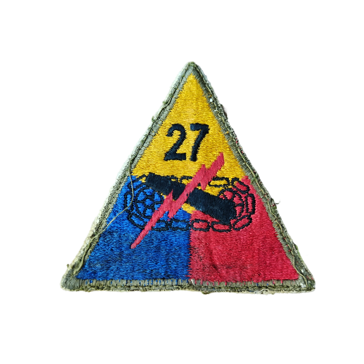 WWII US 27th Armored Infantry Battalion Patch | Clercq Militaria