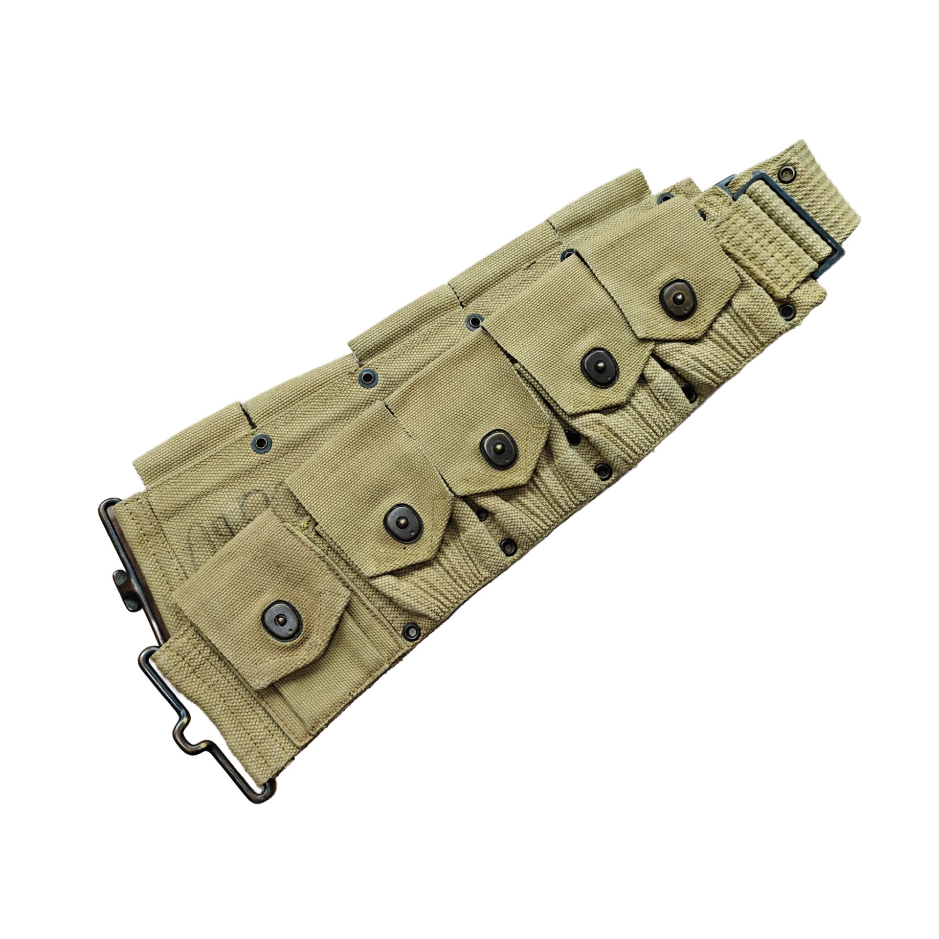 WWI US M1917 Springfield Ammo Belt Named