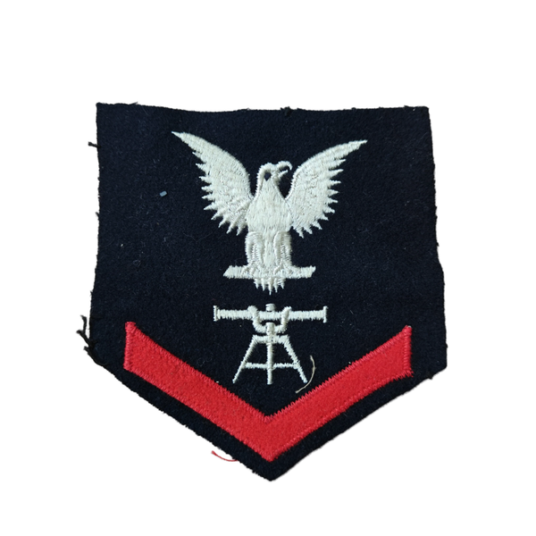 WWII US Navy Petty Officer 3rd Class Rangefinder Rank Patch