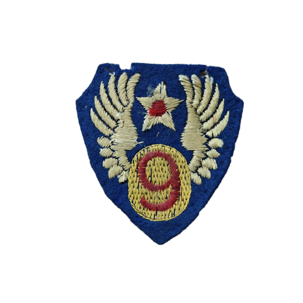WWII USAAF 9th Air Force Patch British Made