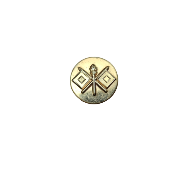 WWII US Collar Disc Signal Corps