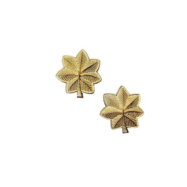 WWII US Major Oak Leaf Pin Set