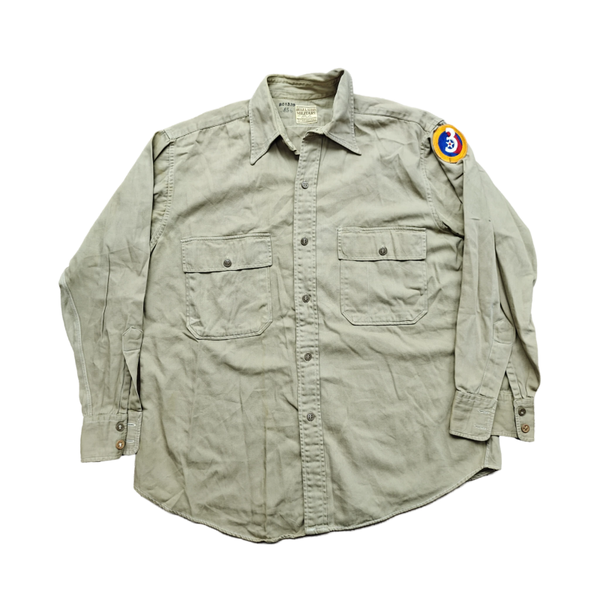 WWII US Khaki Shirt 3rd Air Force