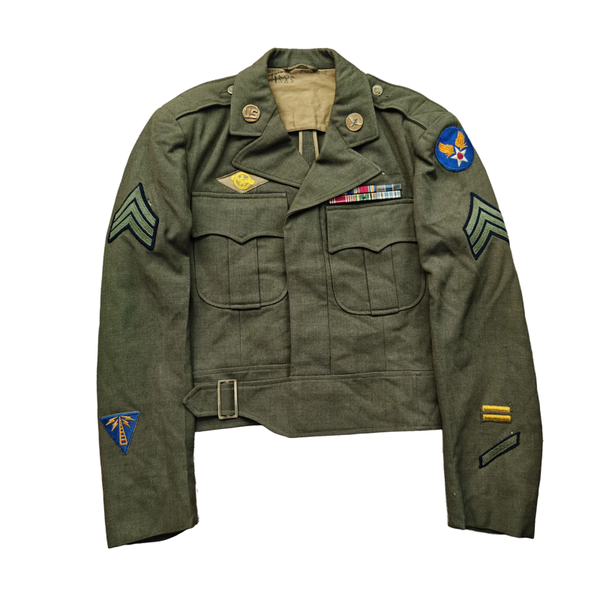 WWII US Ike Jacket Air Force British Tailored Named