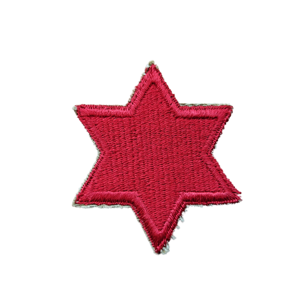 WWII US 6th Infantry Division Patch 1