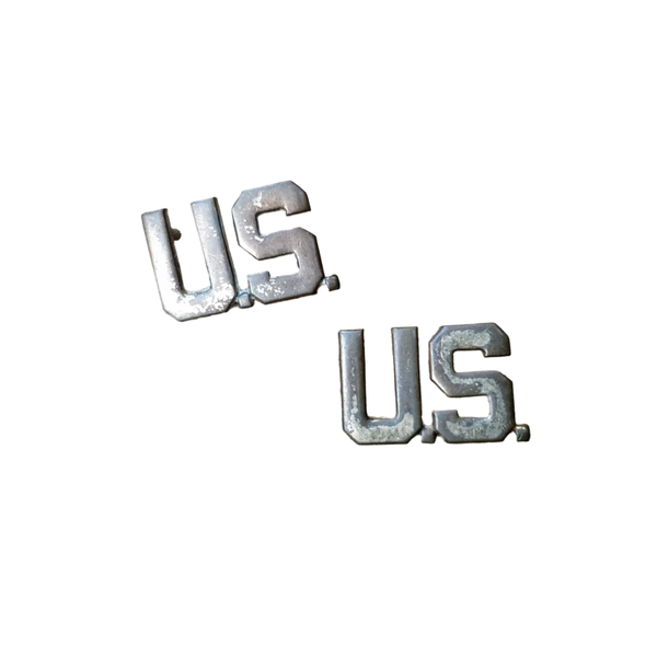 WWII US Collar Pin Set U.S.