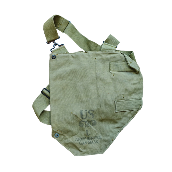 WWII US Service Gas Mask Bag