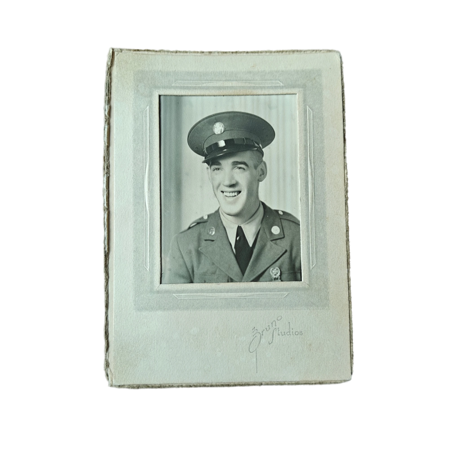 WWII US Portrait Photograph Named