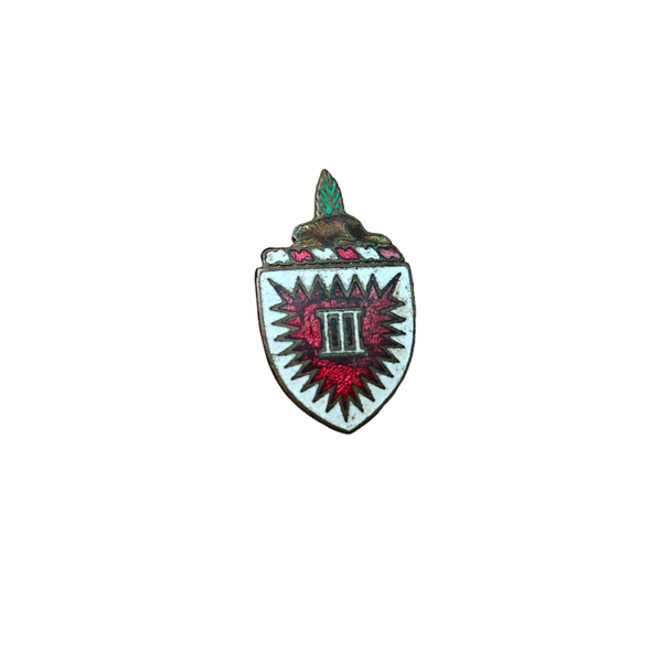 WWII US DUI Pin 3rd Engineers Battalion