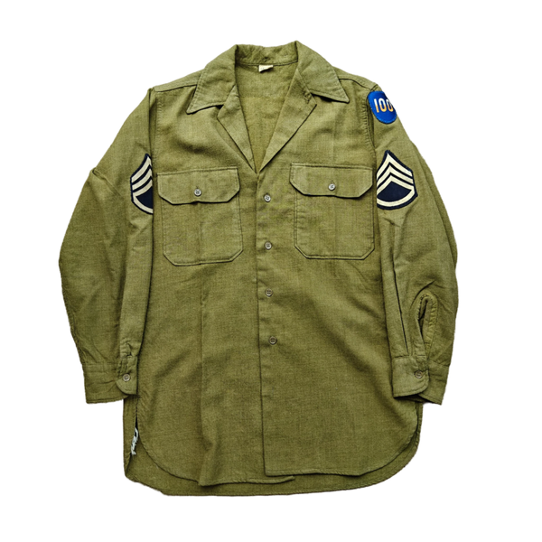 WWII US Wool Shirt 100th Infantry Division