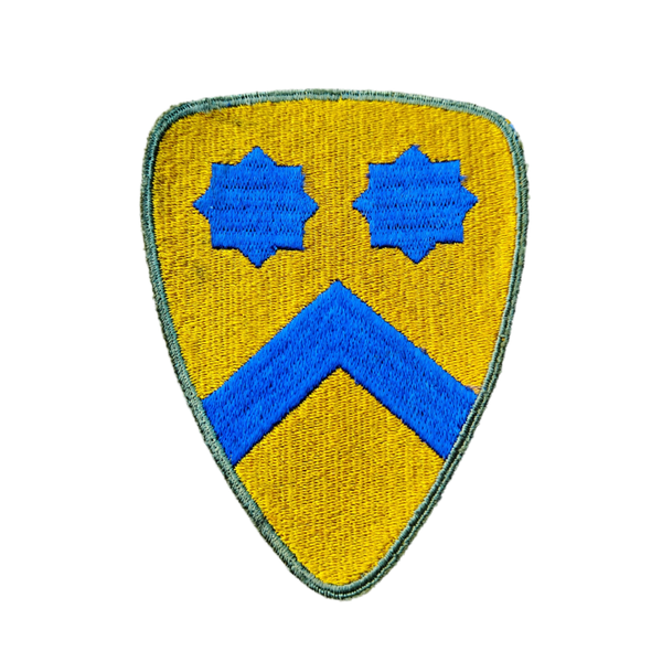 WWII US 2nd Cavalry Division Patch Greenback
