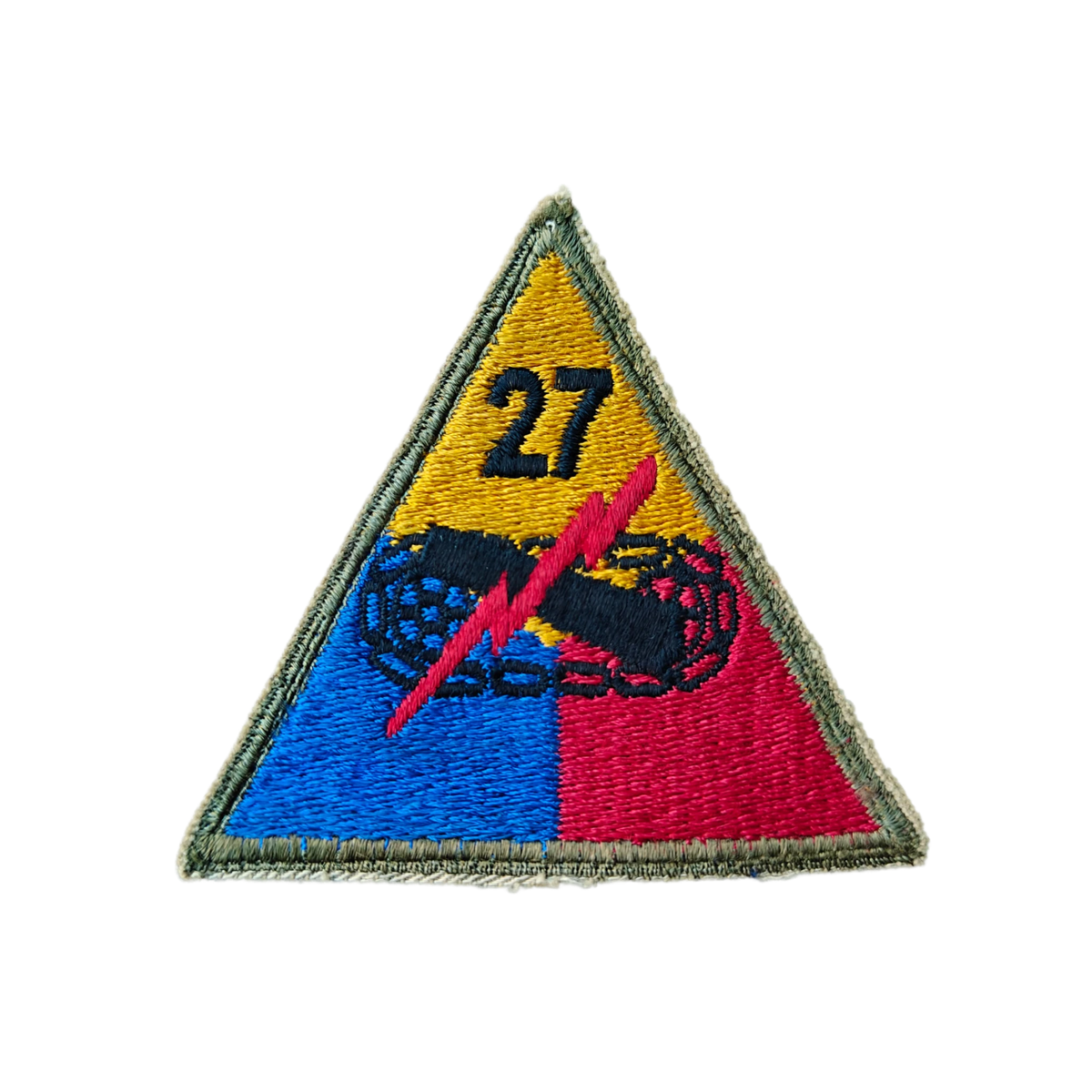WWII US 27th Armored Infantry Battalion Patch | Clercq Militaria