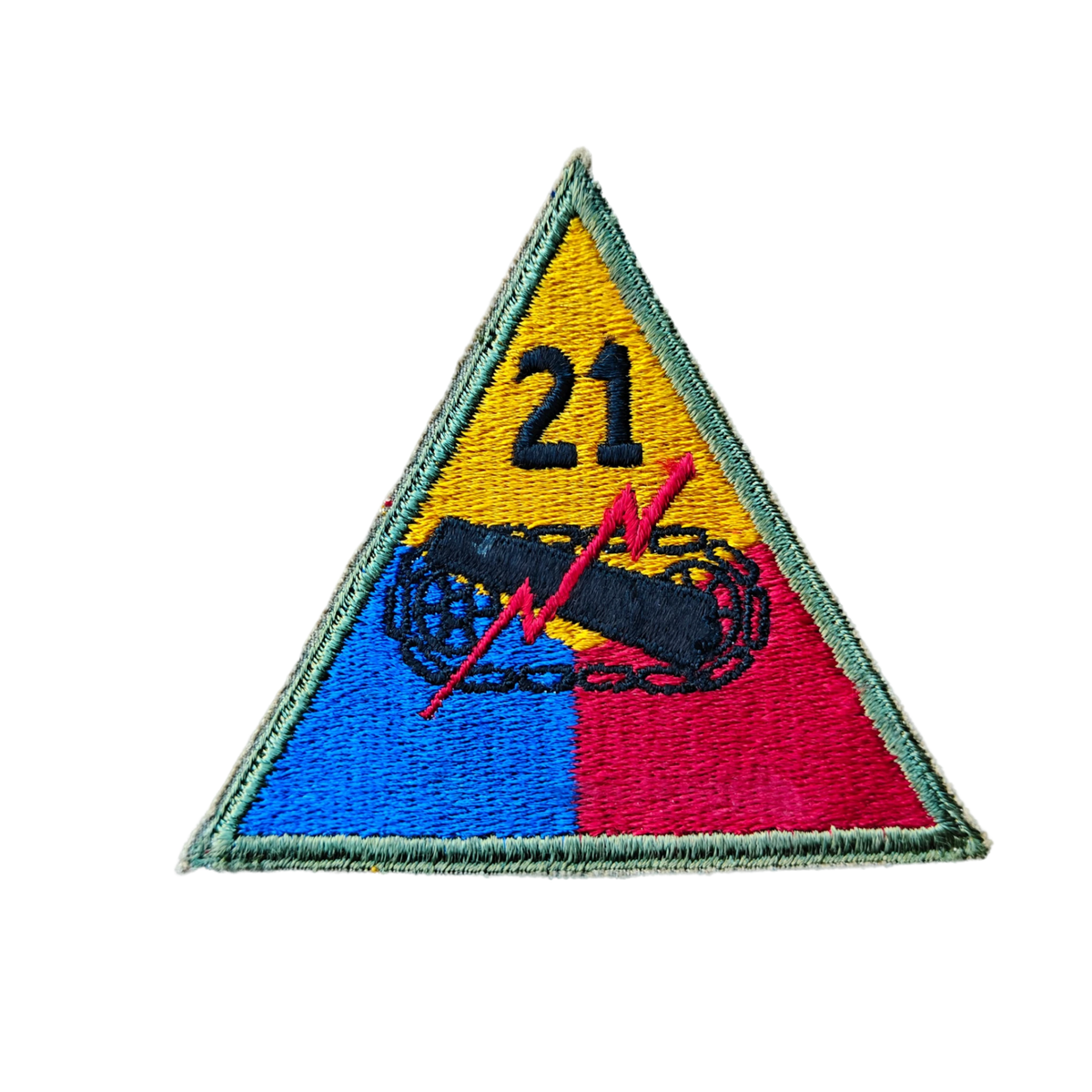 WWII US 21st Armored Infantry Battalion Patch | Clercq Militaria