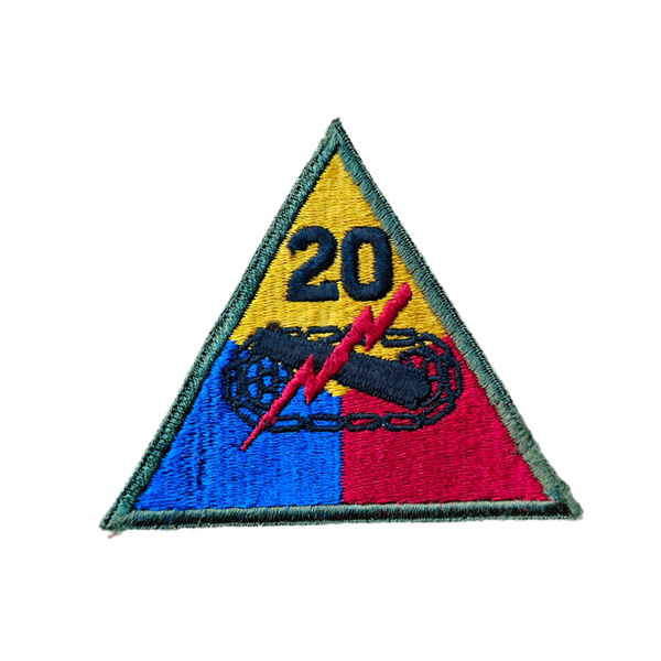 WWII US 20th Armored Division Patch