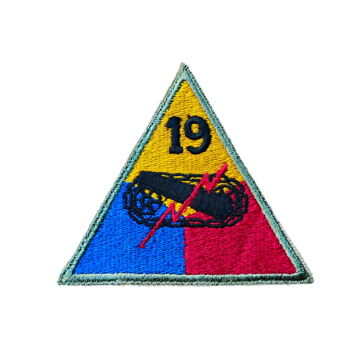 WWII US 19th Armored Infantry Battalion Patch | Clercq Militaria