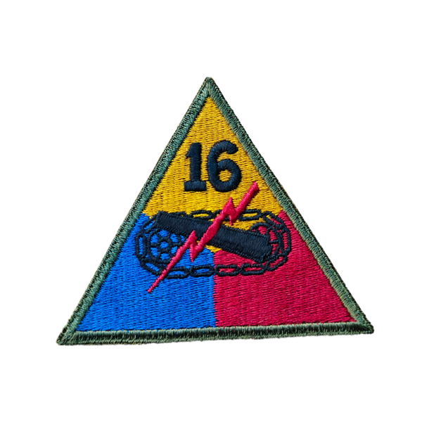 WWII US 16th Armored Division Patch