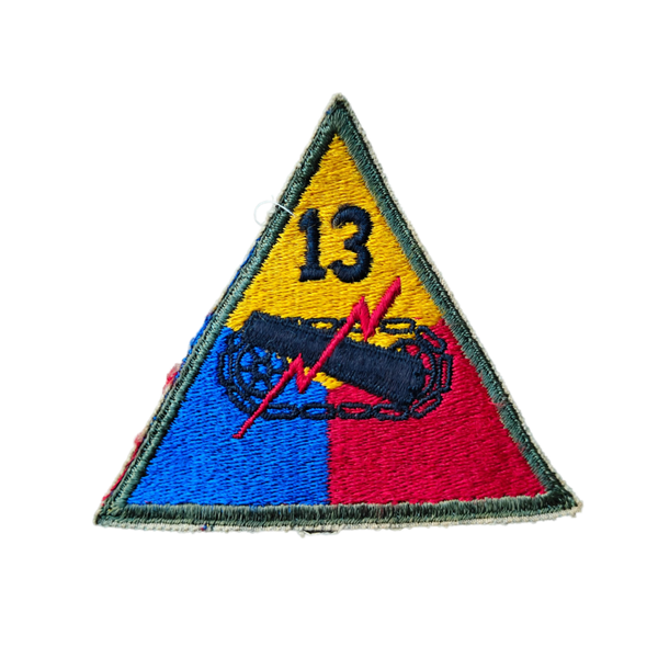 WWII US 13th Armored Division Patch