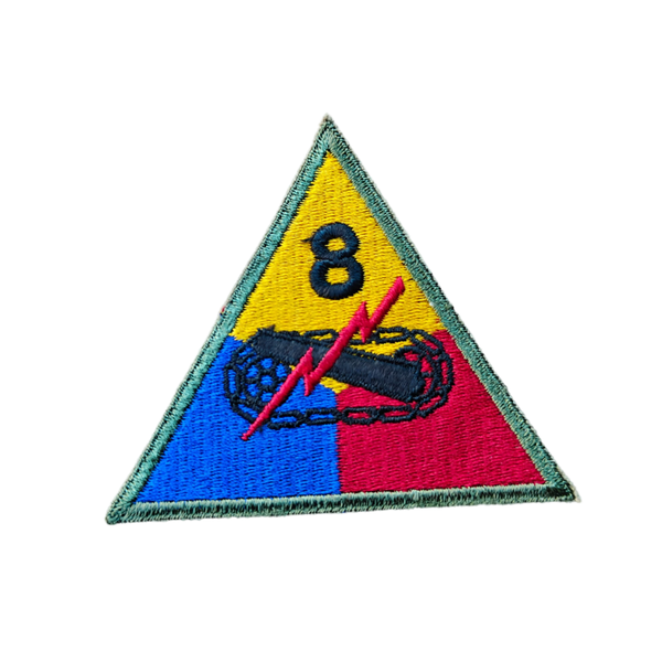 WWII US 8th Armored Division Patch