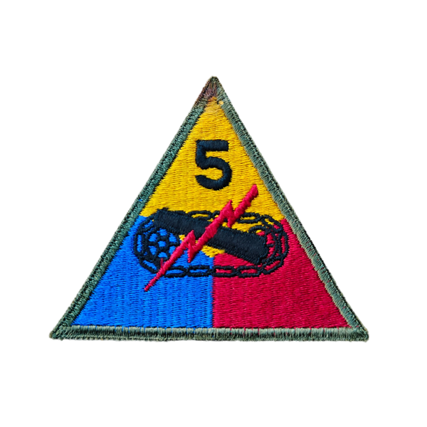 WWII US 5th Armored Division Patch