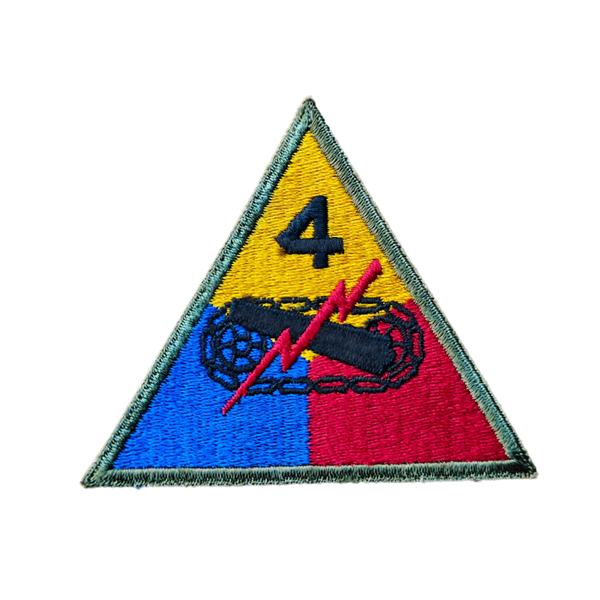 WWII US 4th Armored Division Patch