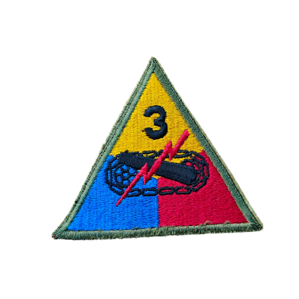 WWII US 3rd Armored Division Patch