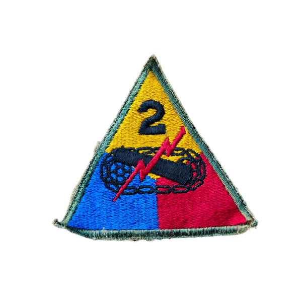 WWII US 2nd Armored Division Patch