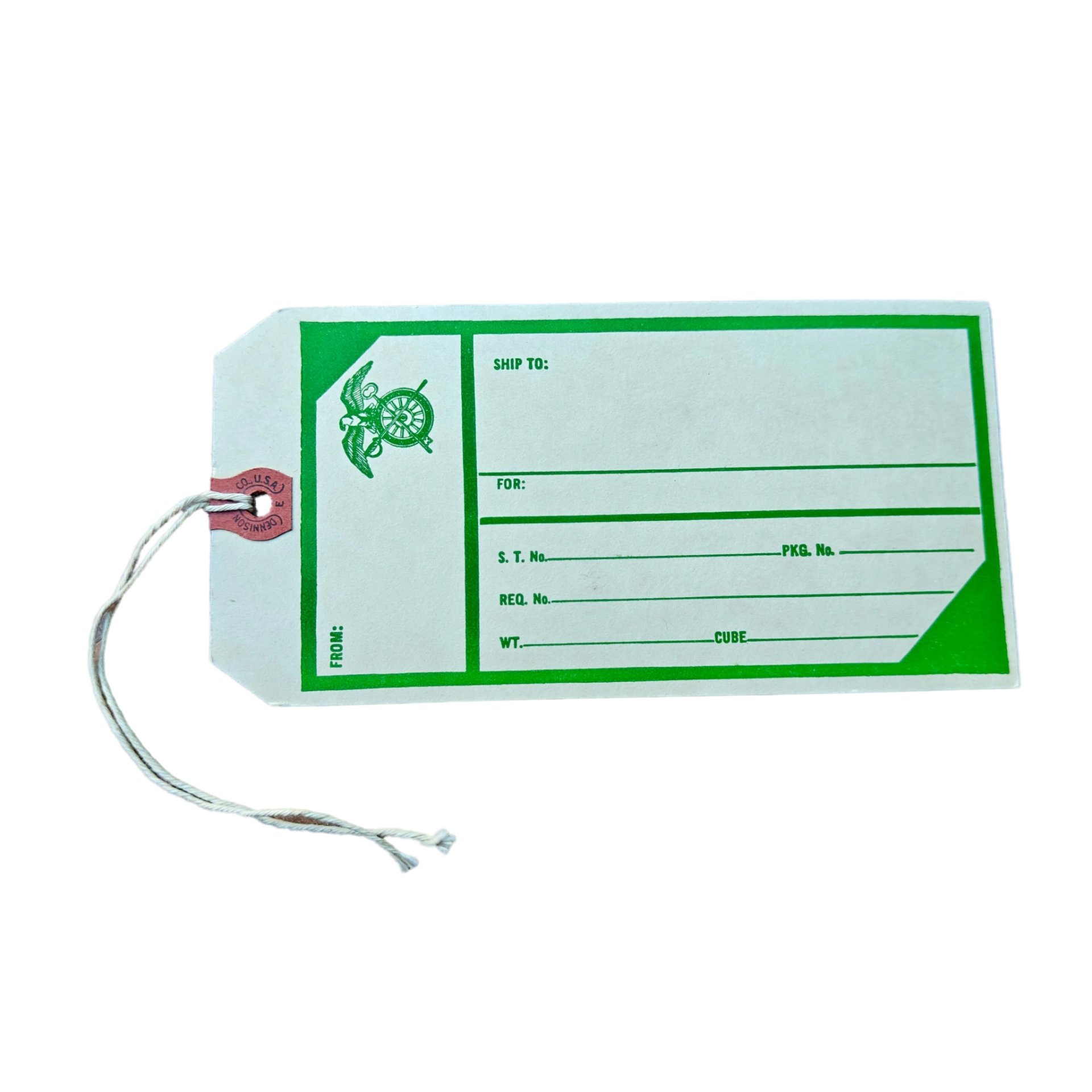 WWII US Quartermaster Corps Label