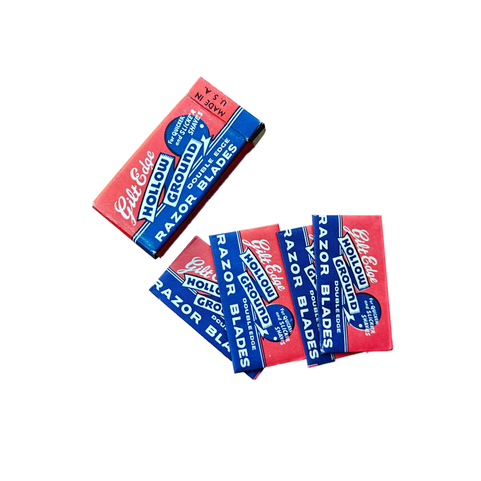 WWII US Razor Blades Hollow Ground