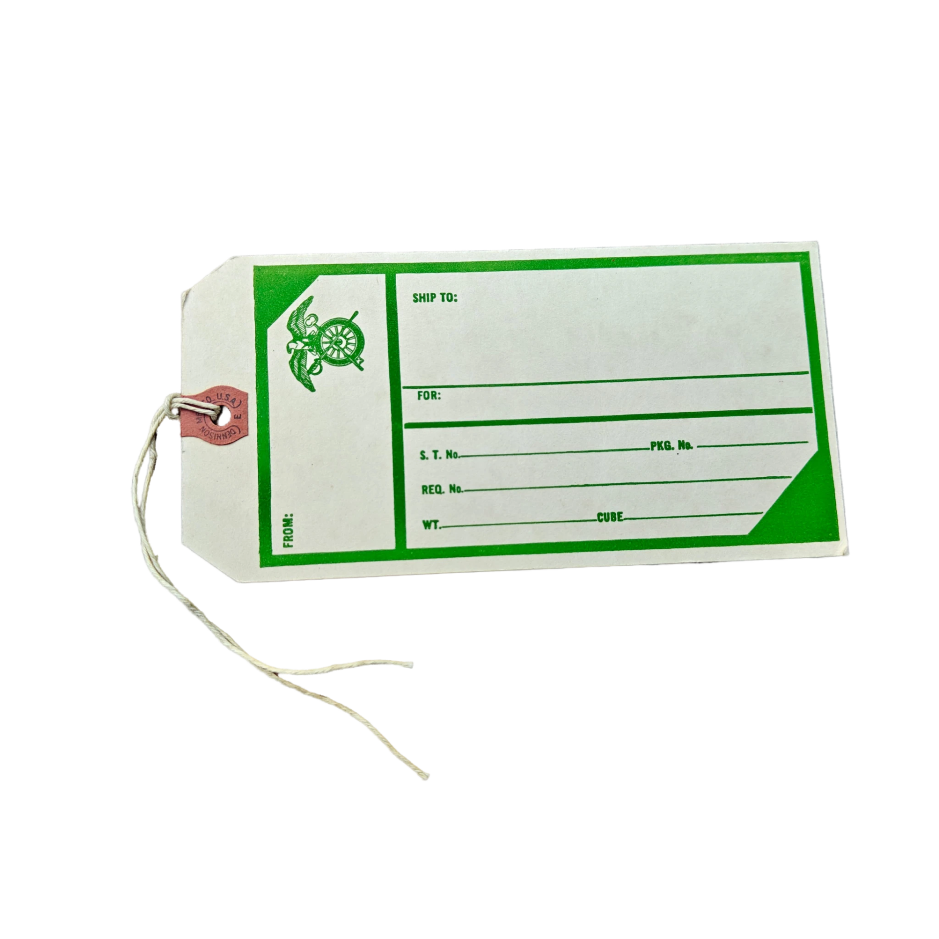 WWII US Quartermaster Corps Label