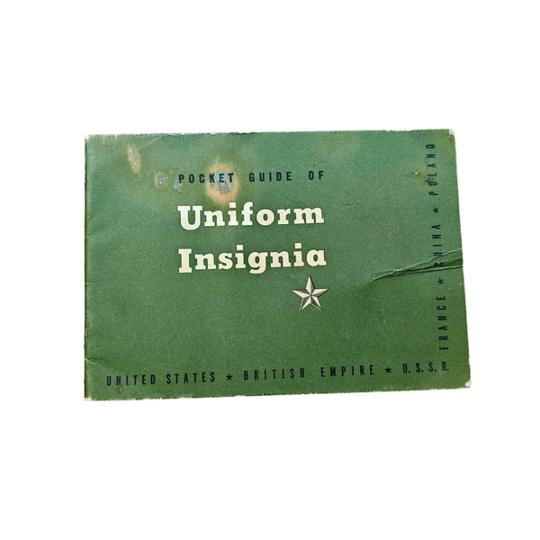 WWII US Uniform Insignia Booklet
