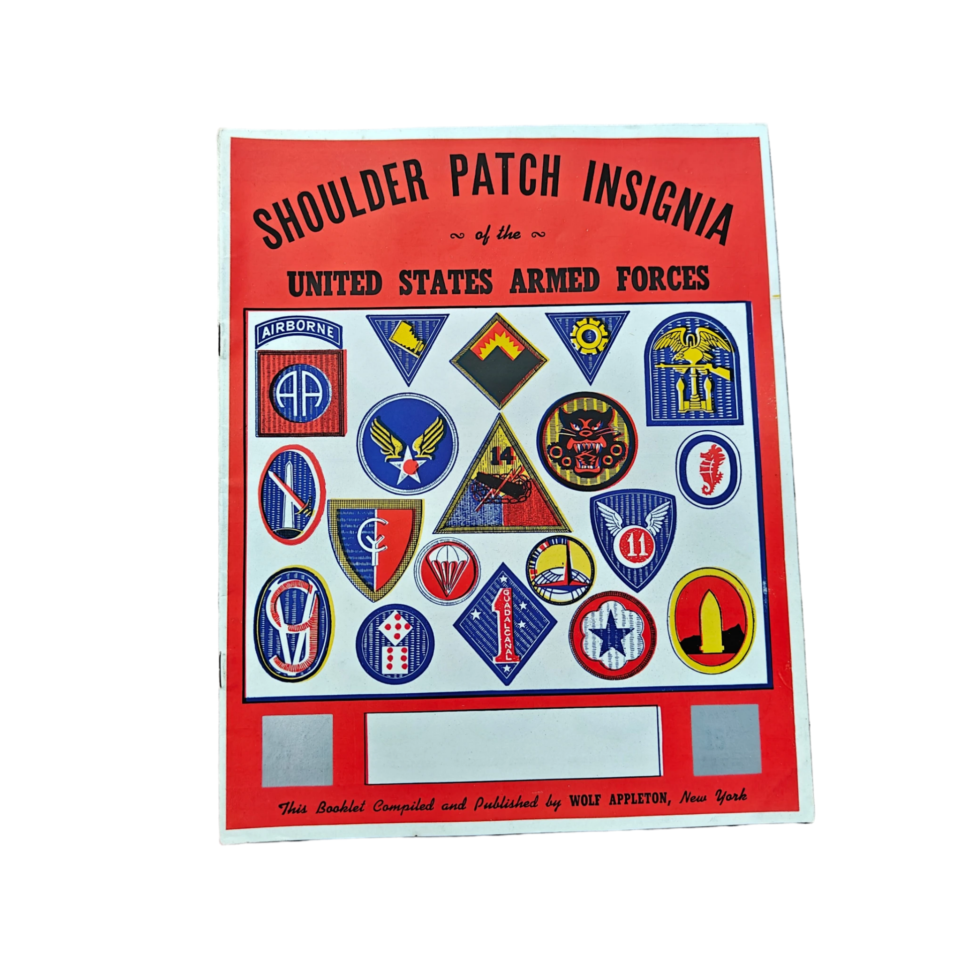 WWII US Booklet Shoulder Patch Insignia