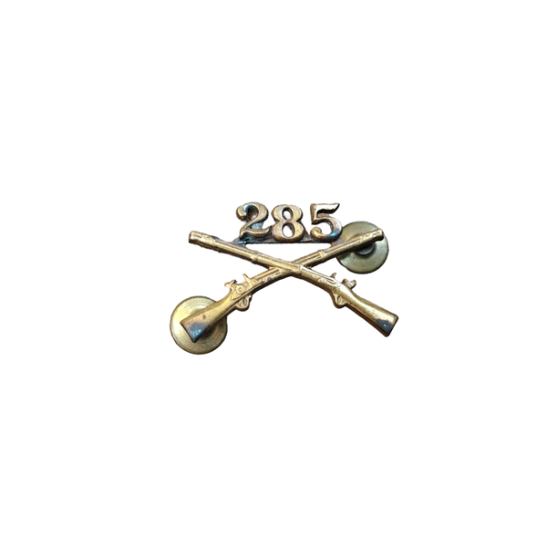 WWII US Collar Pin 285th Infantry Regiment