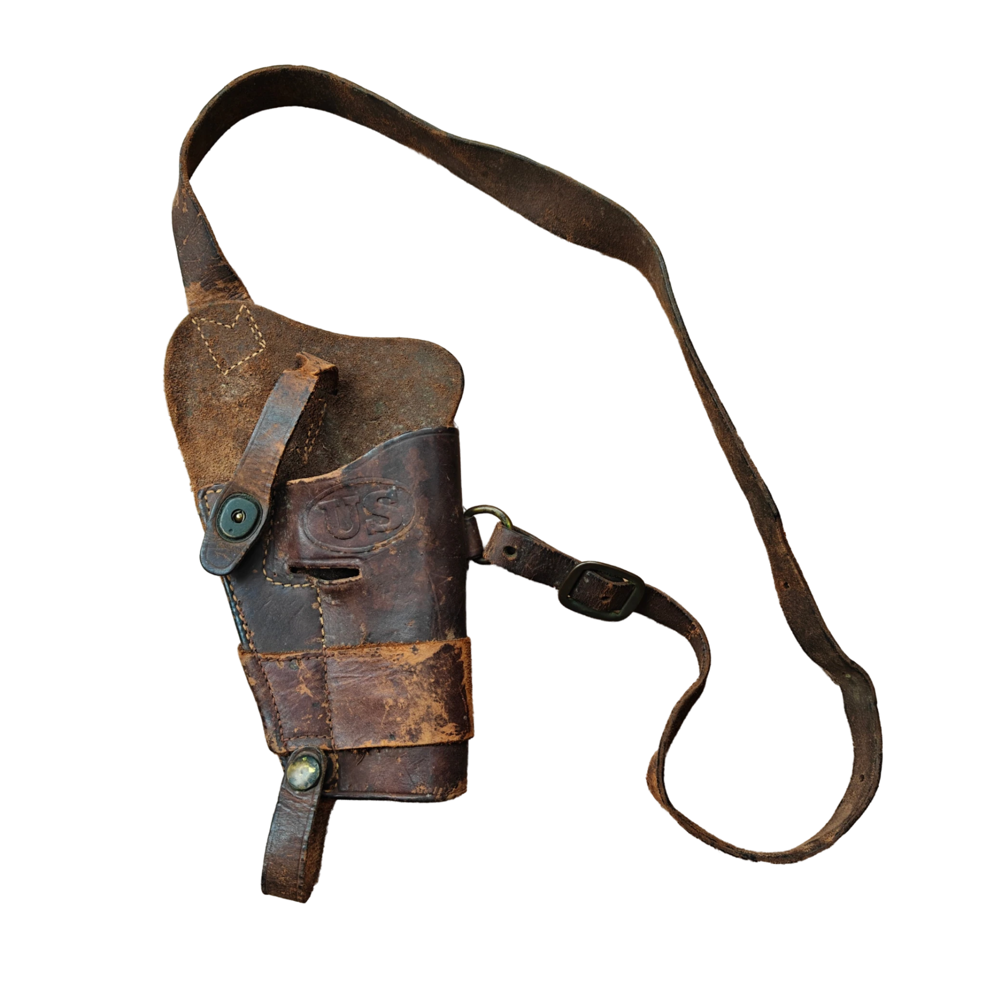 WWII US M3 Colt Pistol Shoulder Holster Named