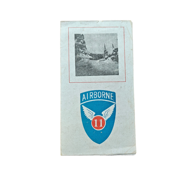 WWII US 11th Airborne Division Christmas Flyer