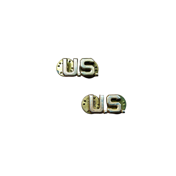 WWII US Collar Pin Set U.S.