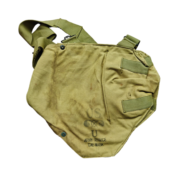 WWII US Service Gas Mask Bag