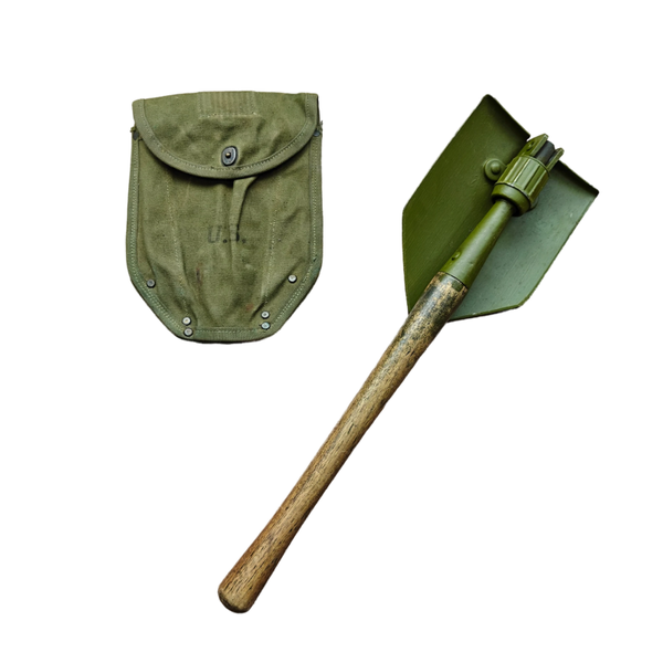 WWII US M43 Shovel With Carrier 1944