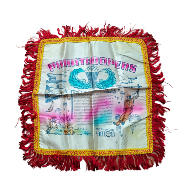 WWII US Sweetheart Pillow Paratroopers Named