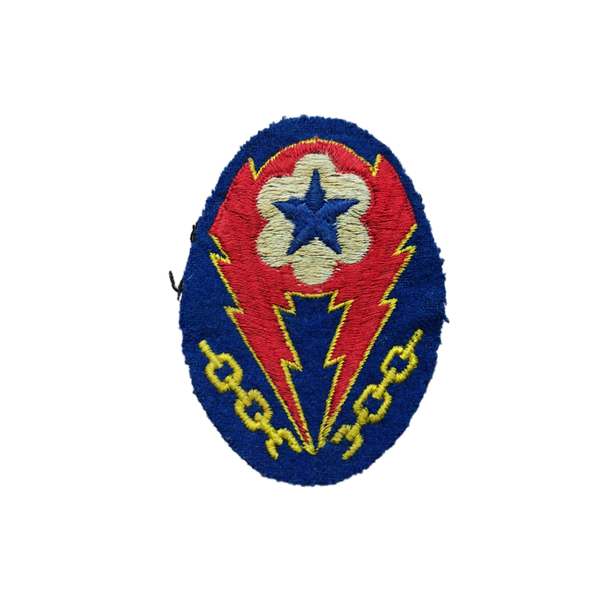 WWII US ETO Patch British Made Felt