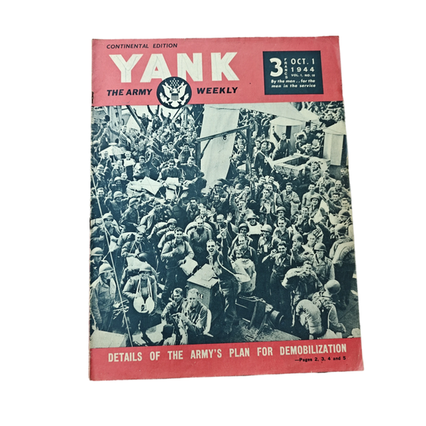 WWII US Yank Magazine Demobilization
