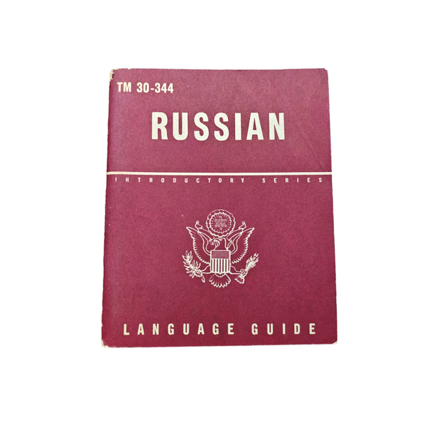WWII US Russian Language Guide Reprint
