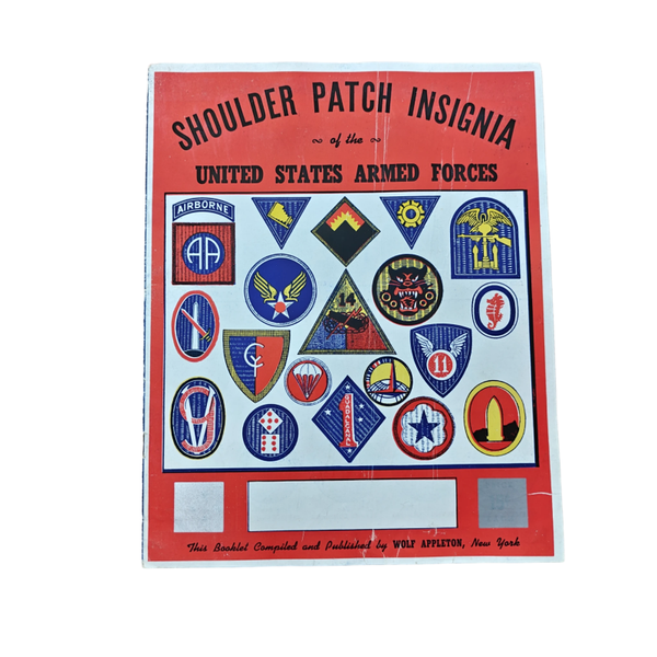 WWII US Booklet Shoulder Patch Insignia