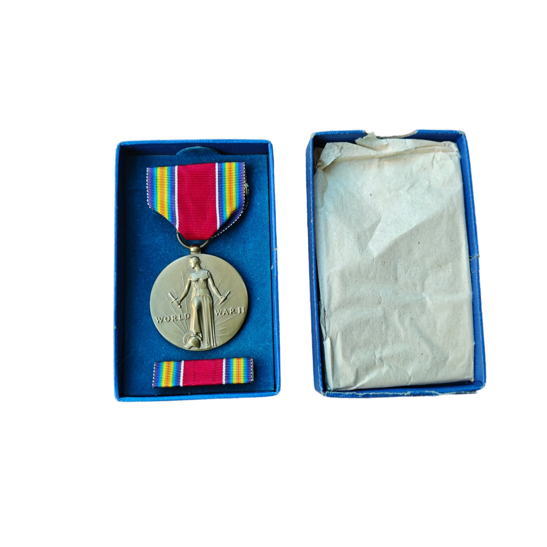 WWII US Victory Medal In Box