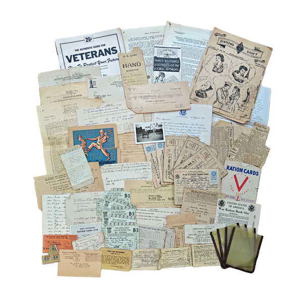 WWII US 5th Infantry Division Paperwork Grouping