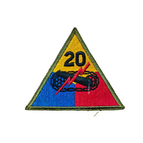 WWII US 20th Armored Division Patch