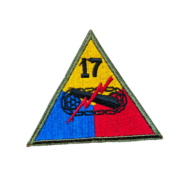WWII US 17th Armored Division Patch