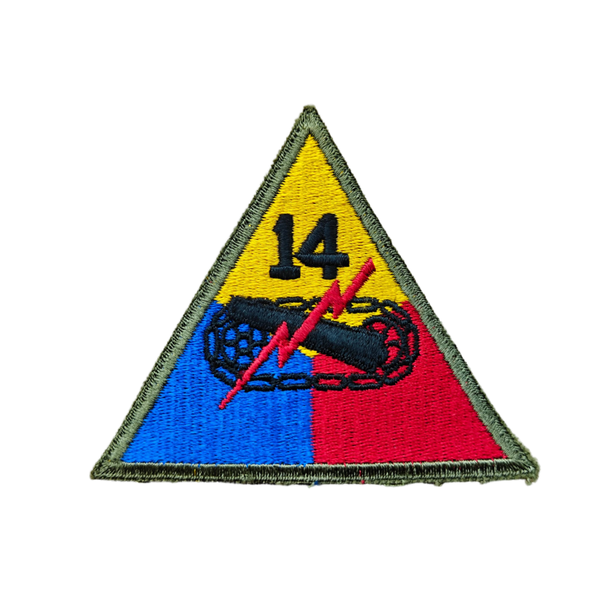 WWII US 14th Armored Division Patch
