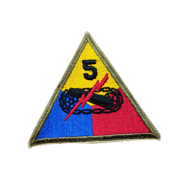 WWII US 5th Armored Division Patch