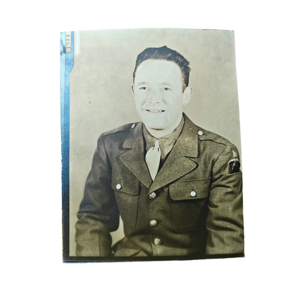 WWII US Portrait Photograph Armored Division